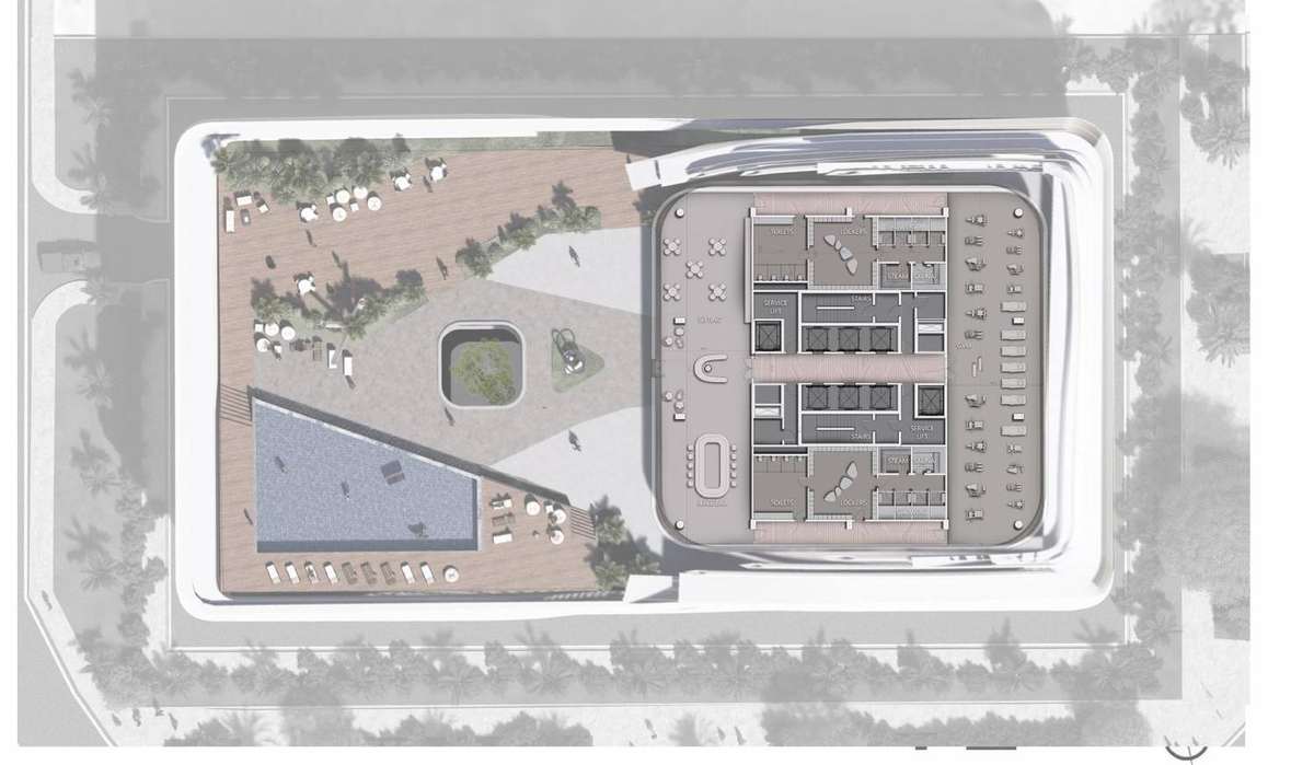 Typical apartment floor plan