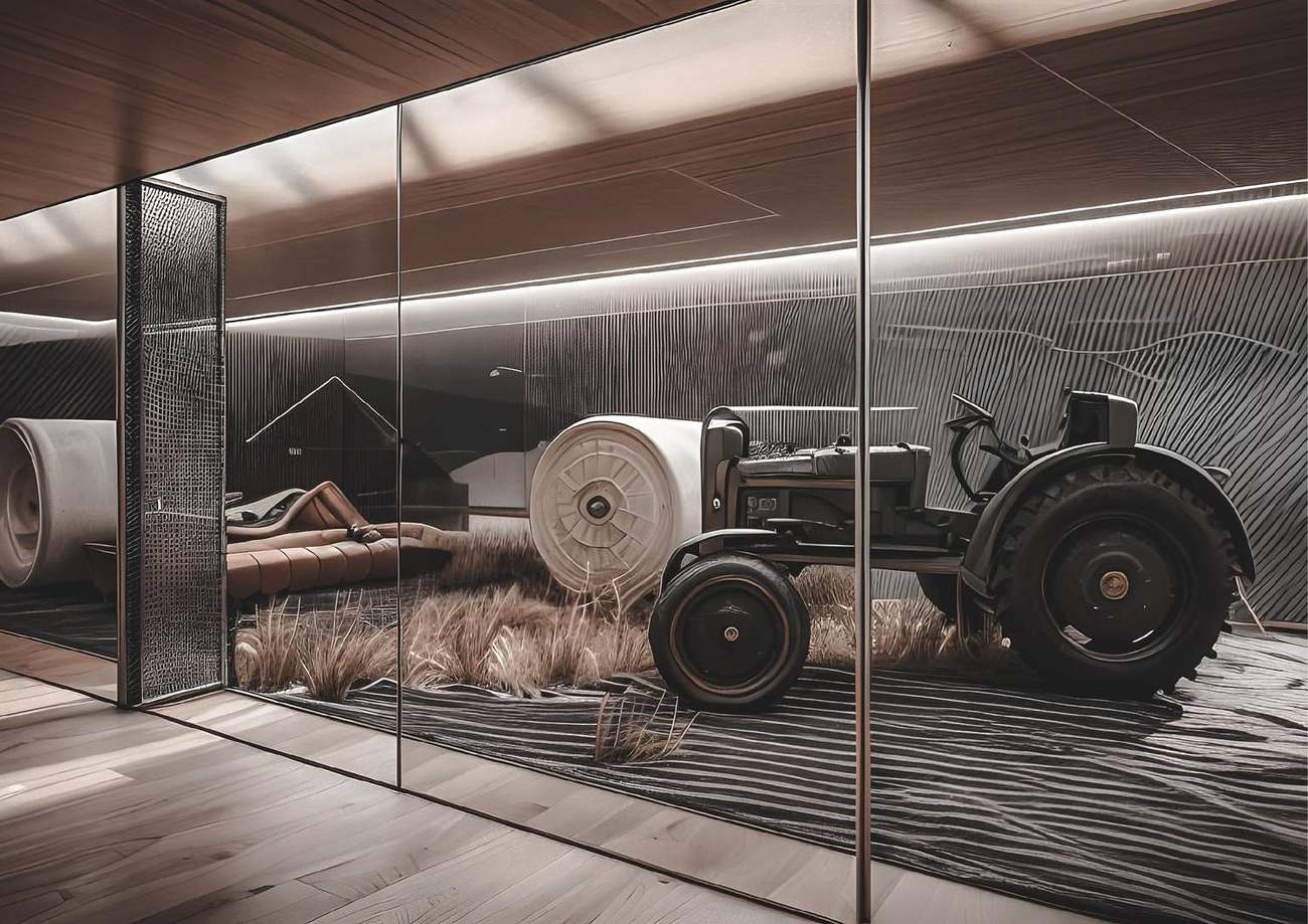 Interior exhibition hall